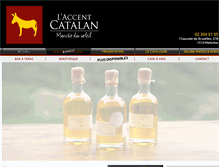 Tablet Screenshot of laccent-catalan.com